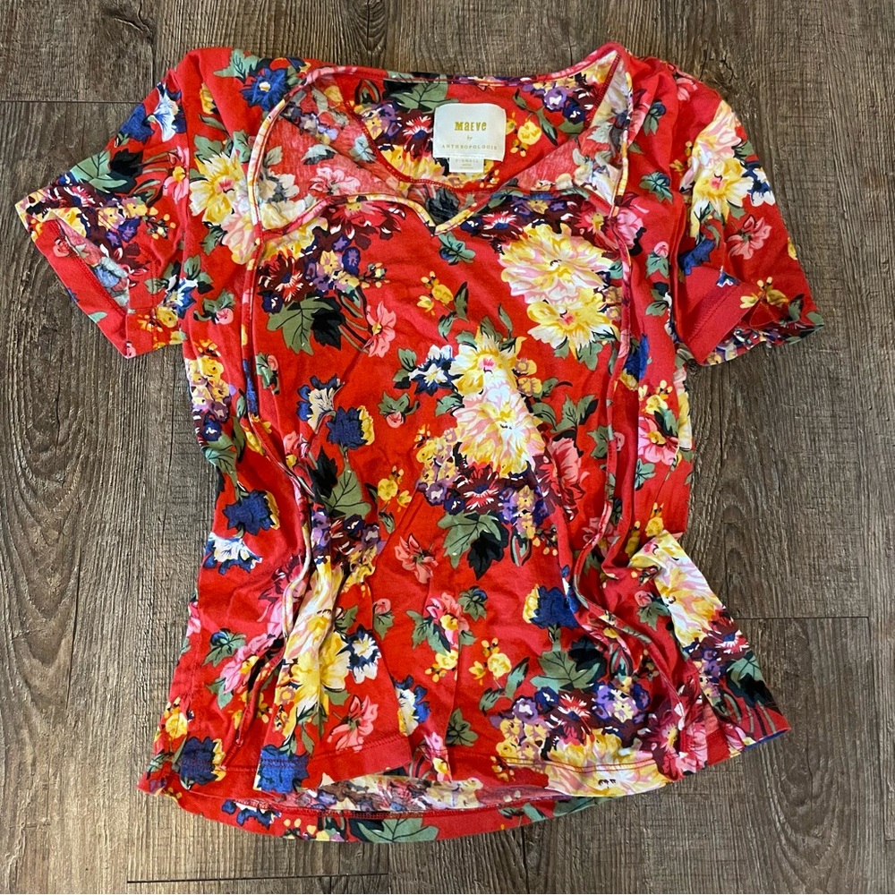 Anthropologie floral top